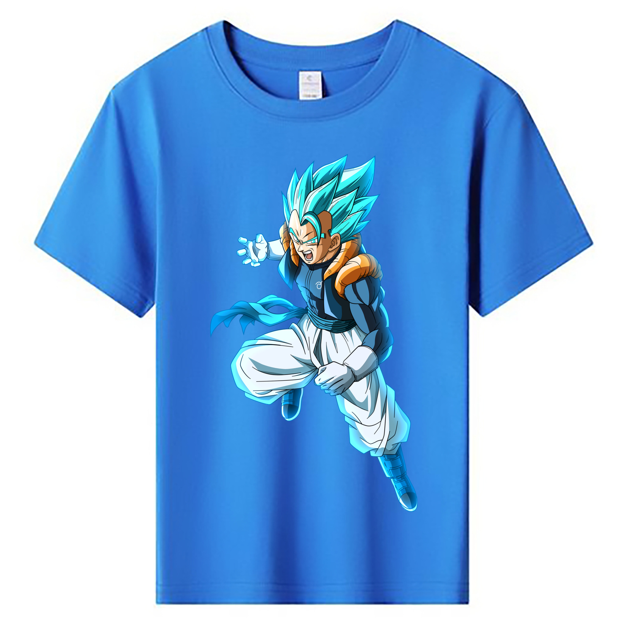 （画像用） ドラゴンボール ベジータ四世（Bejīta Yonsei）DRAGON BALL Vegeta IV 綿100％キッズTシャツ（フロントプリント）